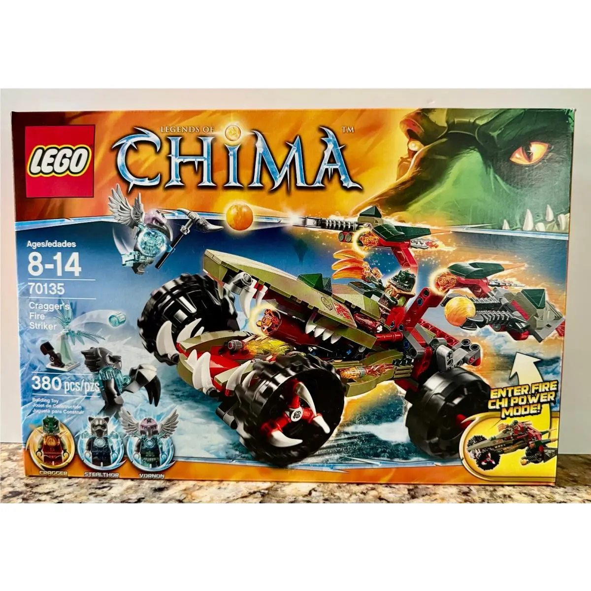Lego 70135 Cragger`s Fire Striker Legends OF Chima Set Retired Nisb