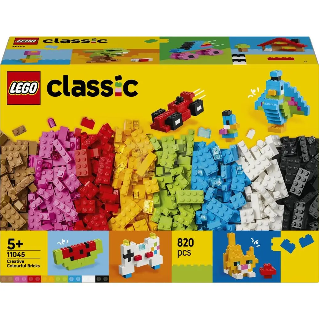 Lego Classic Creative Colorful Bricks 11045 Building Toy Set 820-Pieces Gift