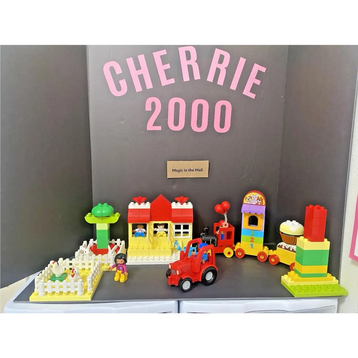 Lego Duplo Farm House Animals People Bricks Tractor Train Fence Set