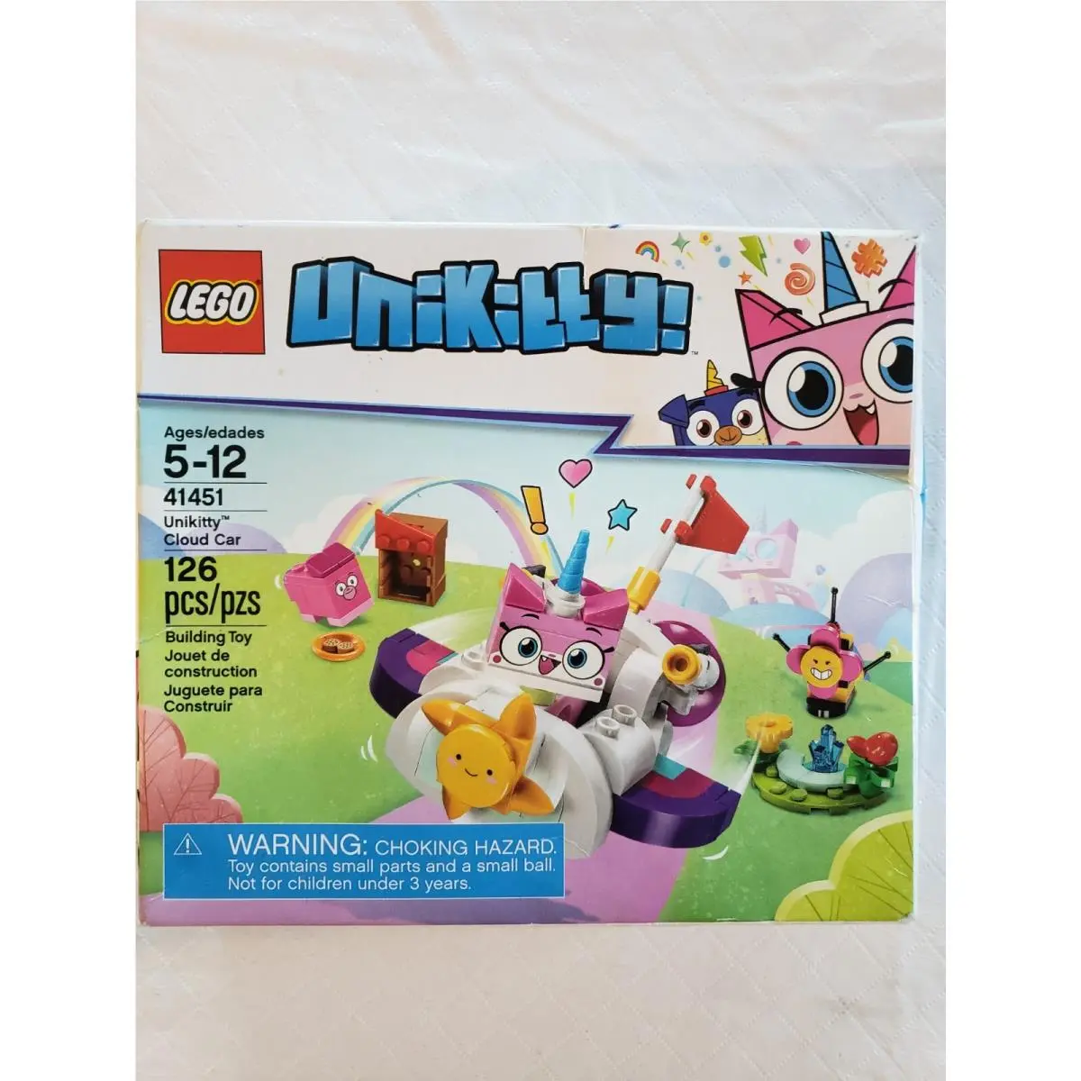 Lego Unikitty : Unikitty Cloud Car 41451 See Box Condition Retired
