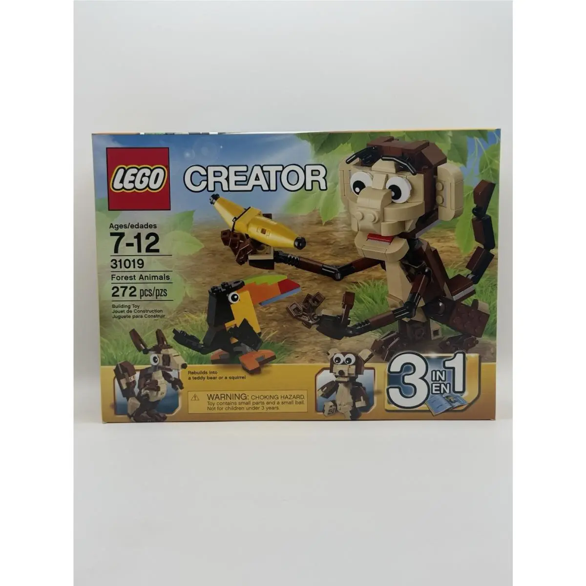 Lego Creator 3-in-1 31019 Retired Forest Animals 272 Pcs