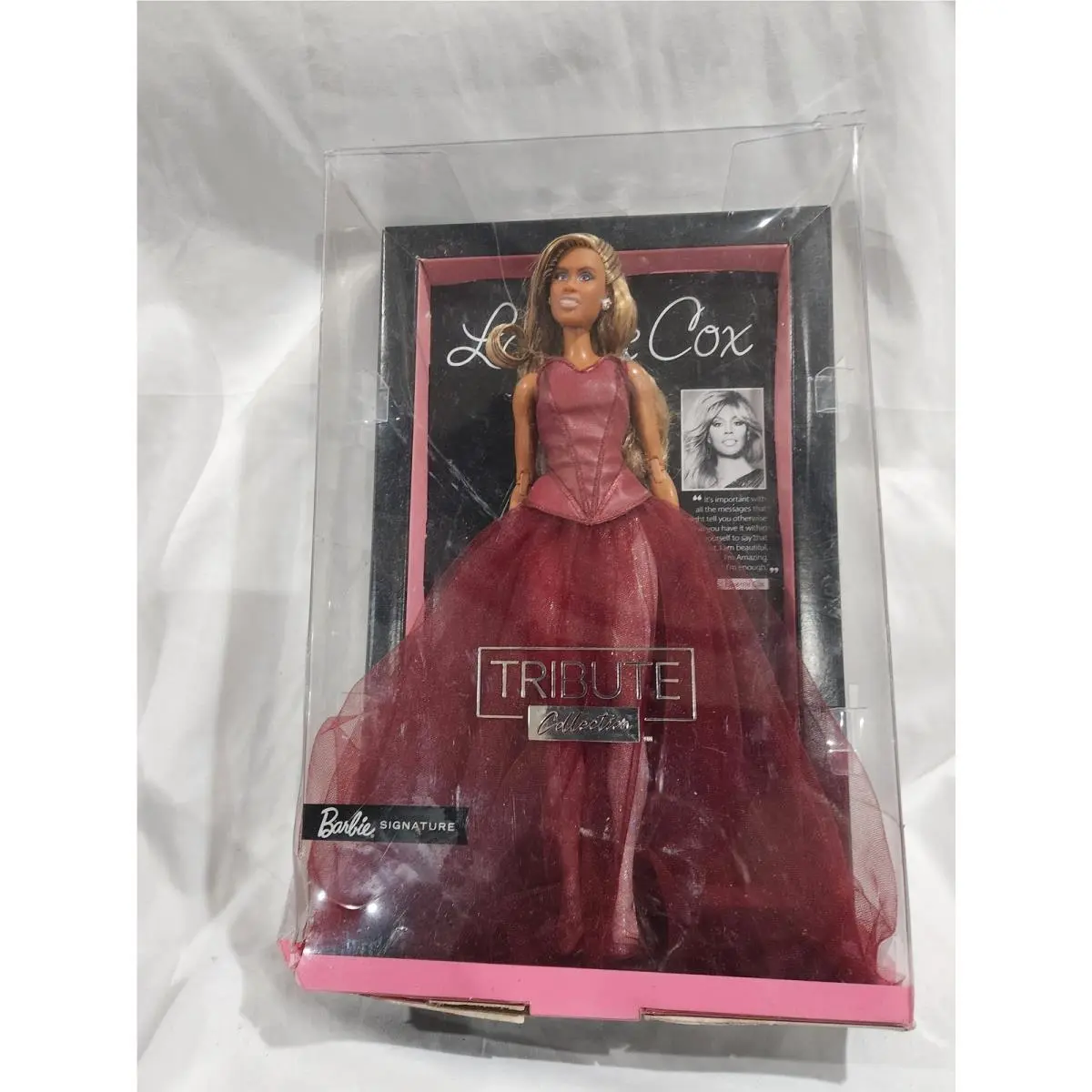 Barbie Tribute Collection Laverne Cox Doll Collectible Doll Wearing Layered