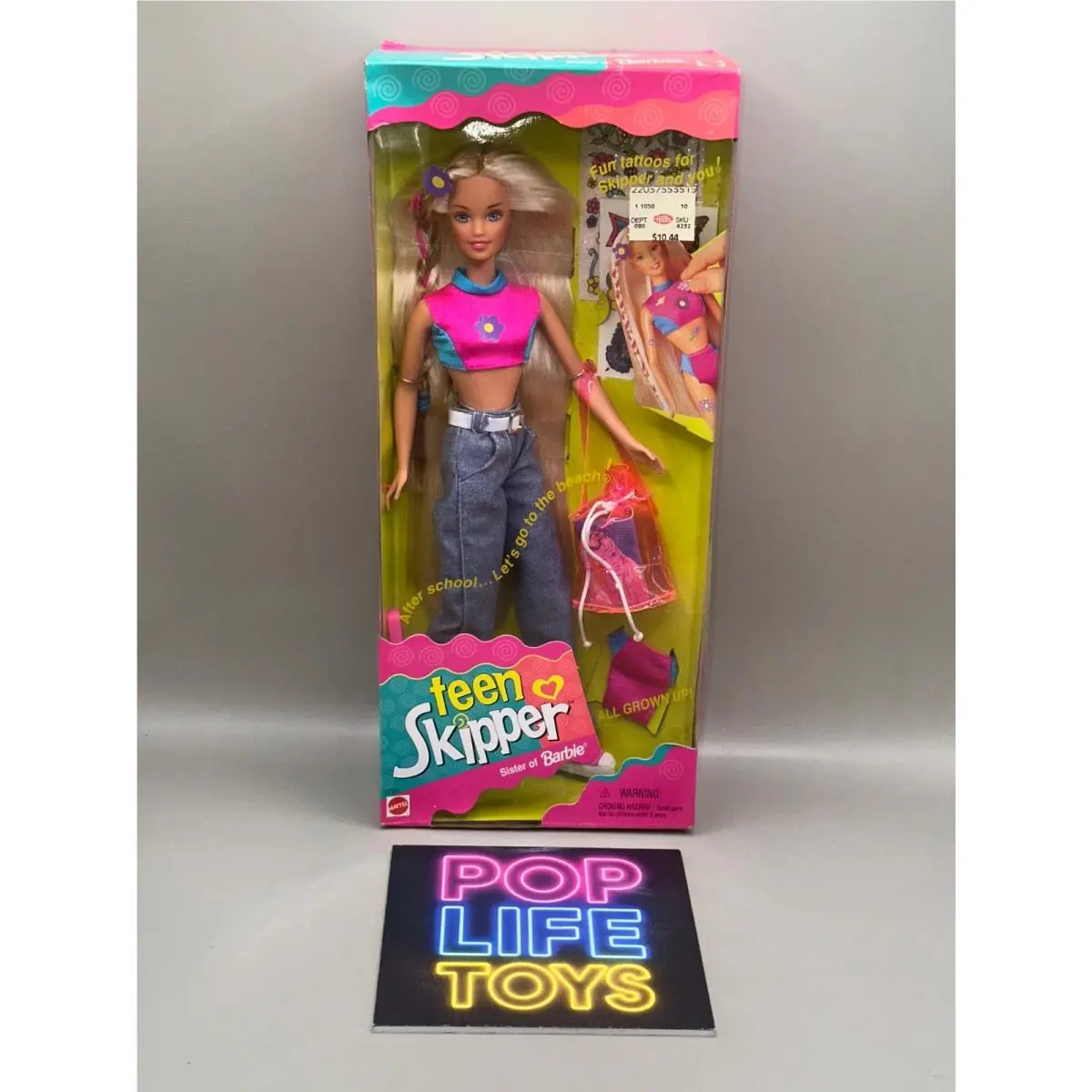 Vintage 1996 Mattel Barbie “teen Skipper- All Grown Up ” 17351 Nrfb
