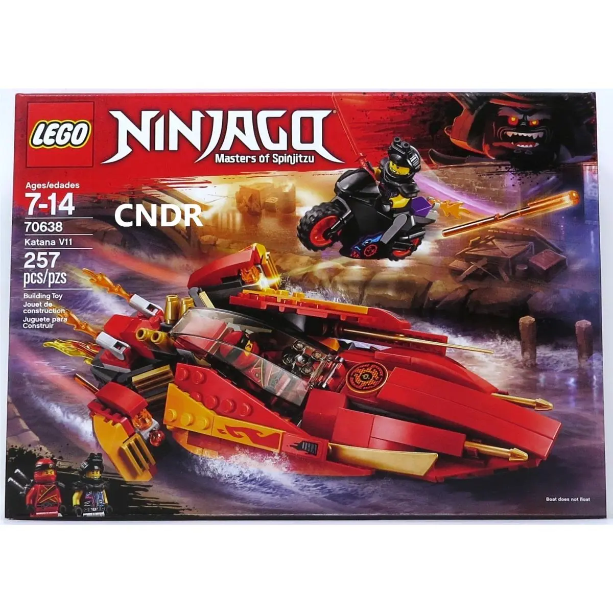 Lego Ninjago Sons of Garmadon Season 8 Set 70638 Katana V11 Kai Luke Vii