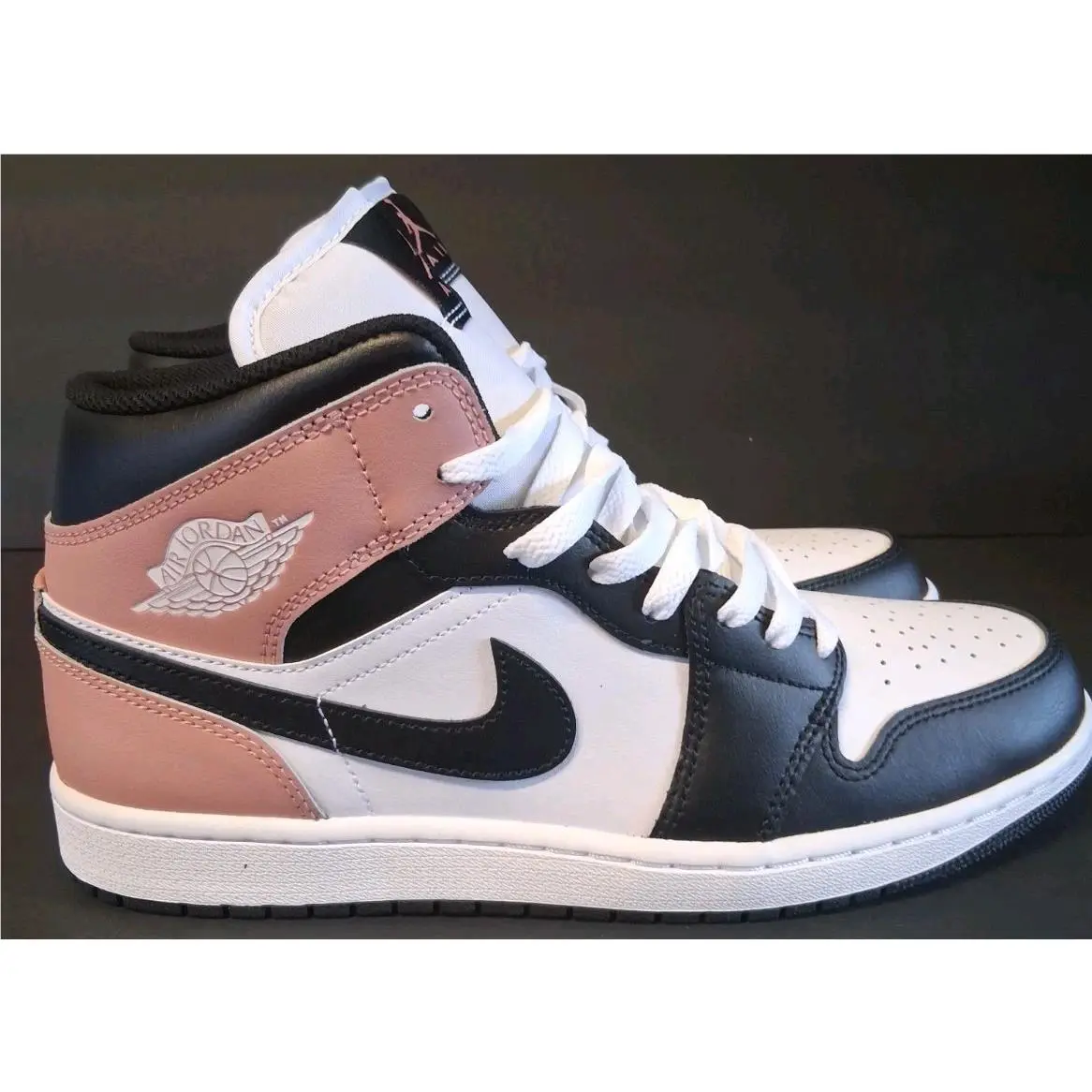Nike shoes - Air Jordan 1 - Air - DQ8426-100 - white/black-rust pink 12