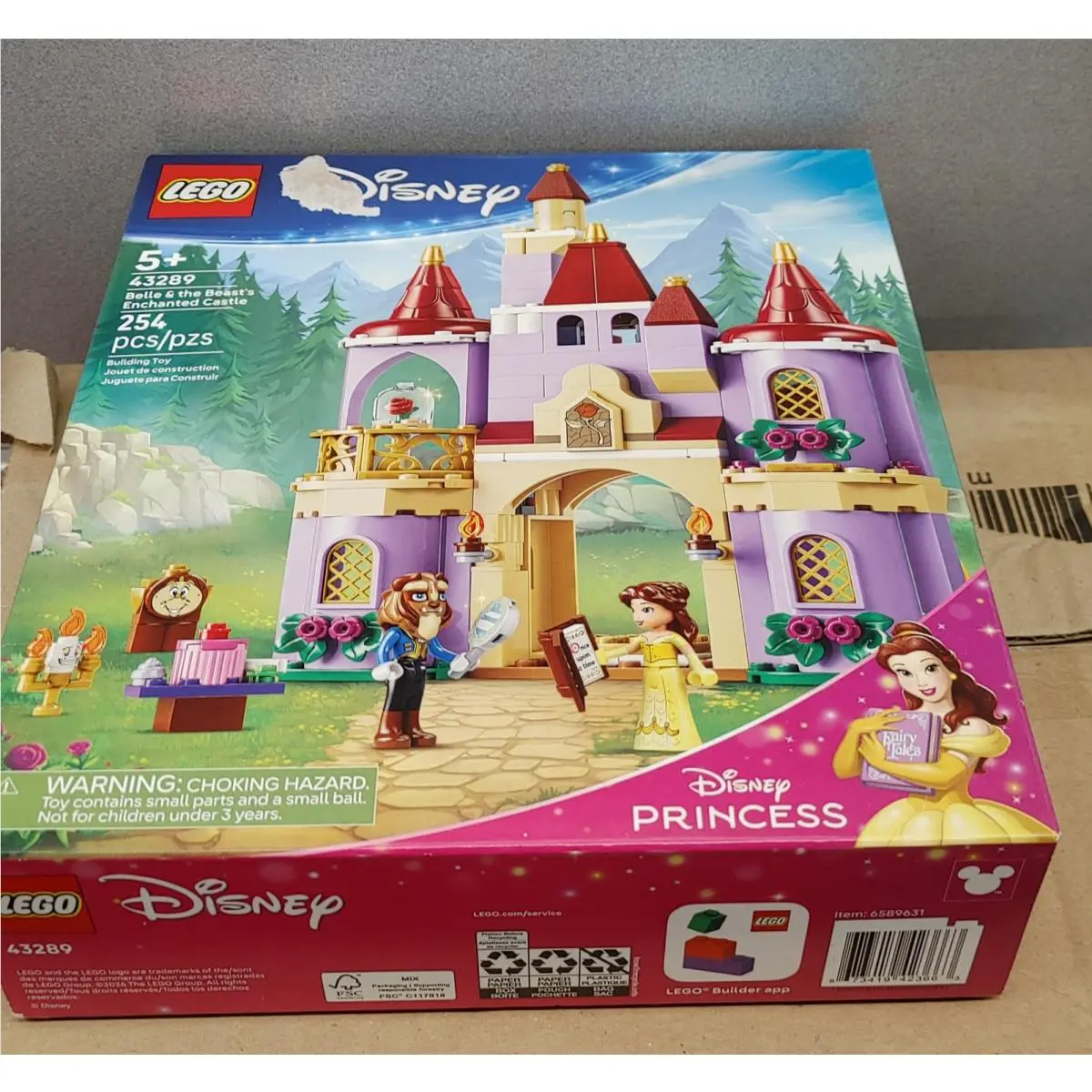 Lego Disney Princess Belle The Beast`s Enchanted Castle 43289 254 Pcs