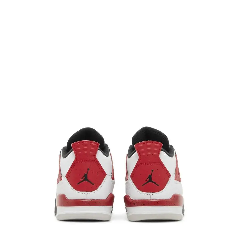 Nike shoes - Air Jordan 4 Retro (TD) Red Cement - BQ7670-161 - White 4