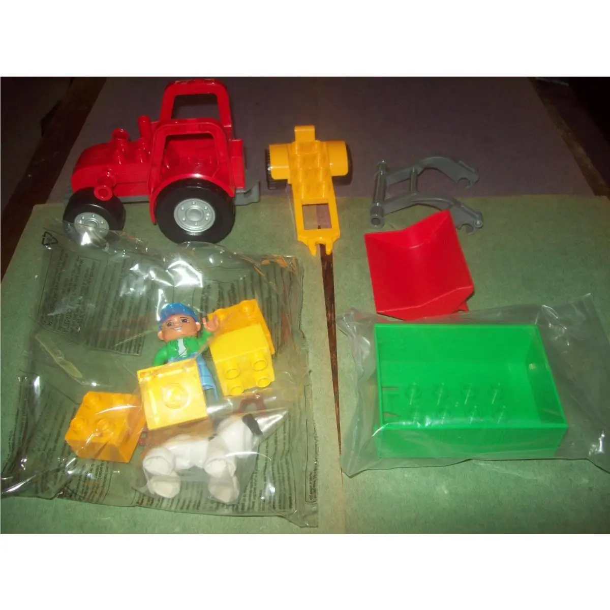 Lego Duplo Set 5647 Town Farm Big Tractor