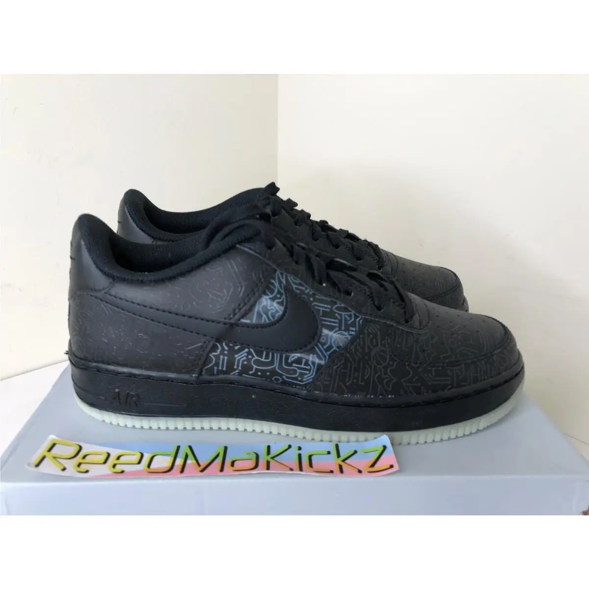 Nike shoes - Nike Air Force 1 - Air Force - Black 1
