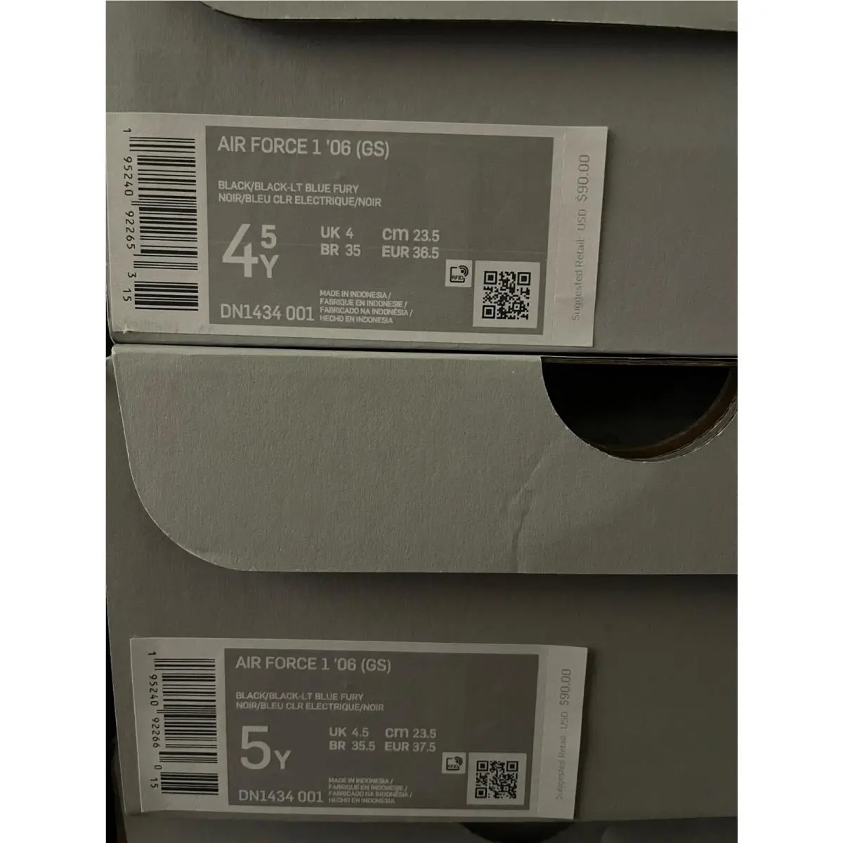 Nike shoes - Nike Air Force 1 - Air Force - Black 4