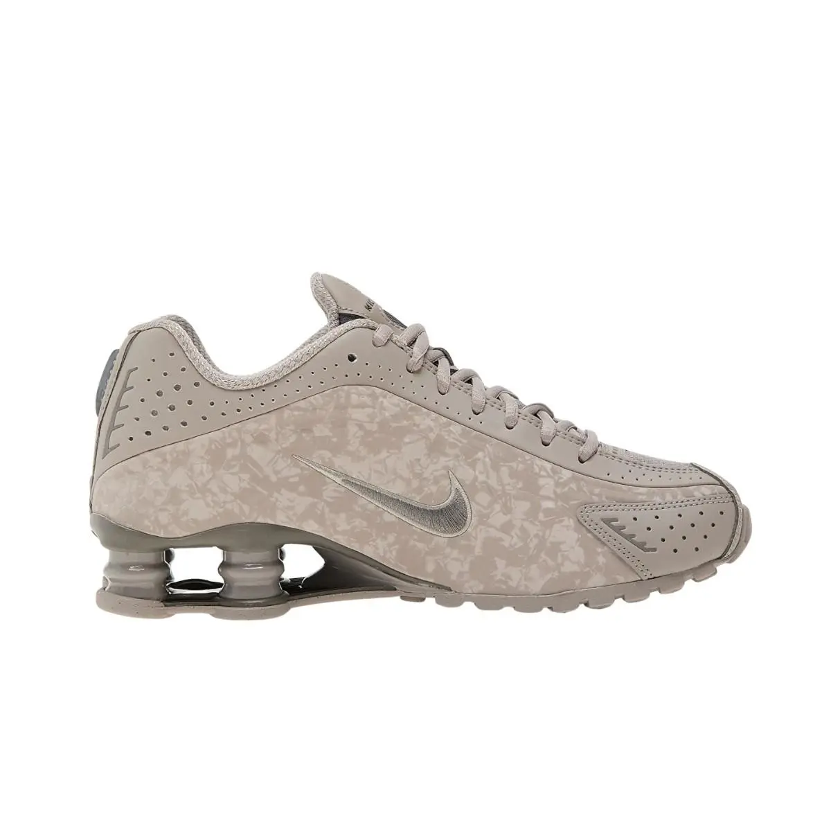 Nike Women`s Shox R4 Met Sneakers HV0934-001 College Grey/flat Pewter - College Grey/Flat Pewter