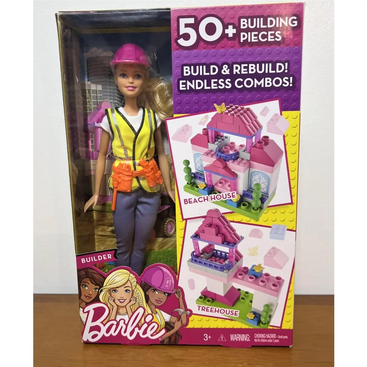 Barbie Builder Doll with Building Block Set