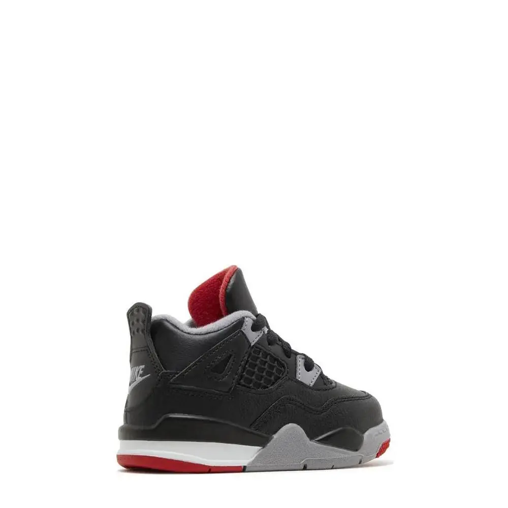 Nike shoes - Air Jordan 4 (TD) Black Fire Red Grey - BQ7670-006 - Black 1