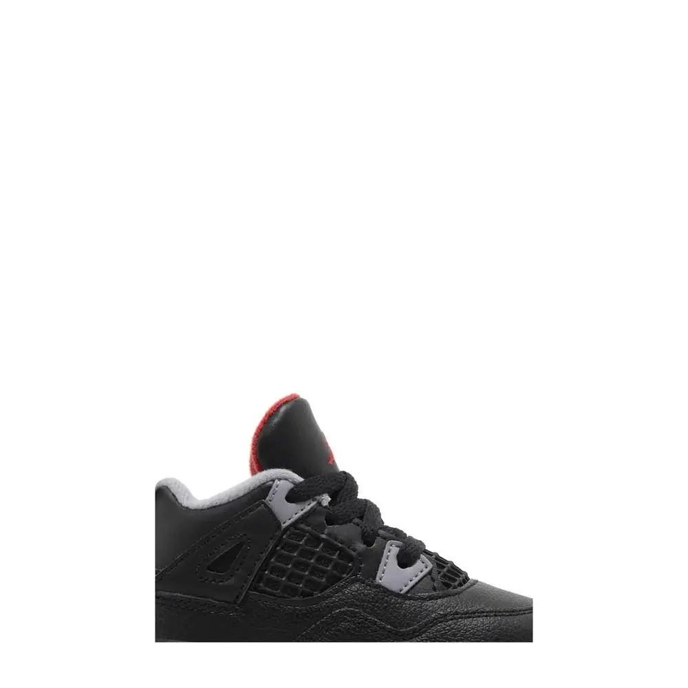 Nike shoes - Air Jordan 4 (TD) Black Fire Red Grey - BQ7670-006 - Black 3