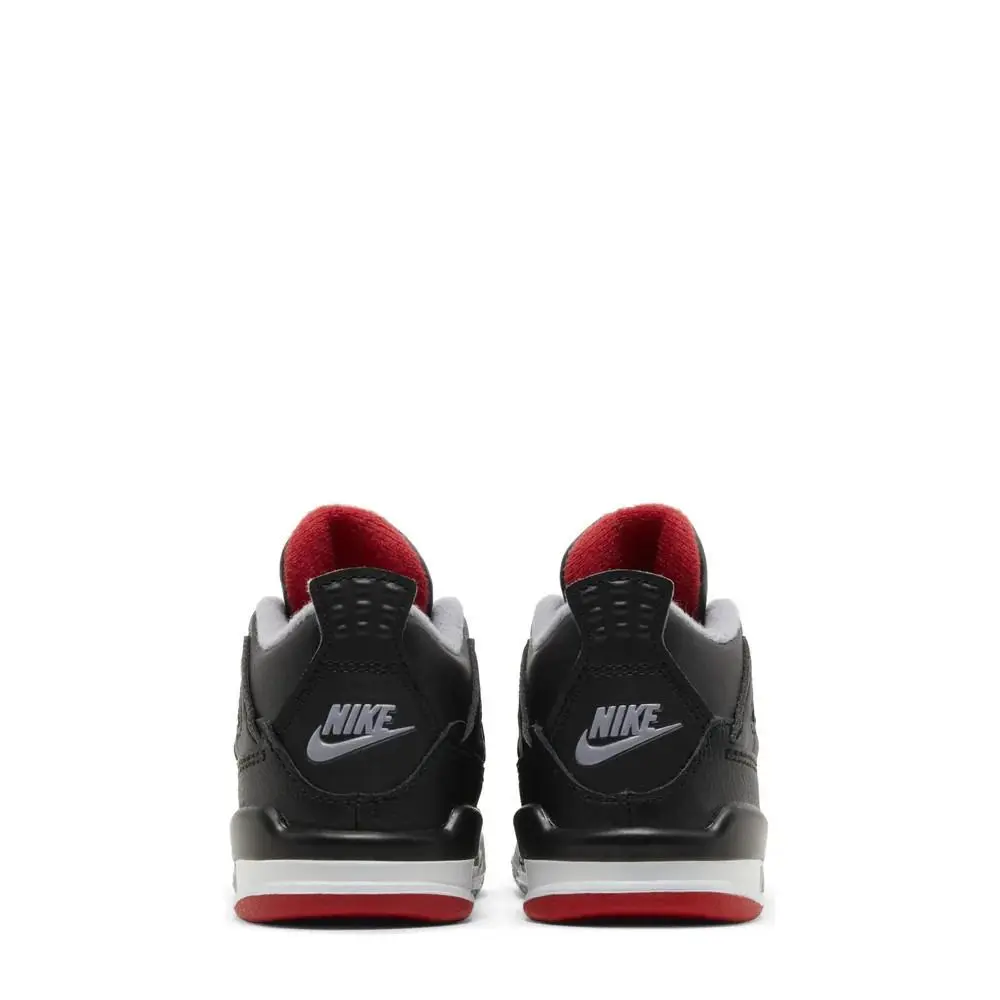 Nike shoes - Air Jordan 4 (TD) Black Fire Red Grey - BQ7670-006 - Black 6