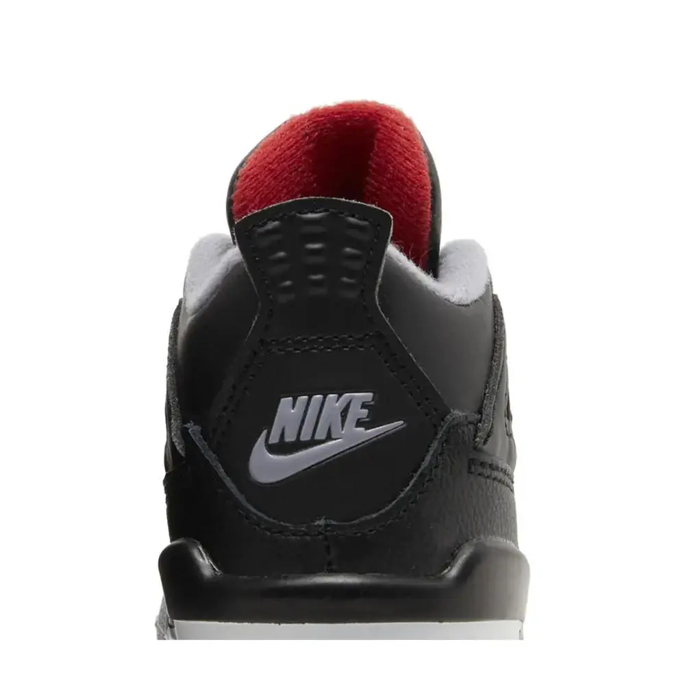 Nike shoes - Air Jordan 4 (TD) Black Fire Red Grey - BQ7670-006 - Black 7