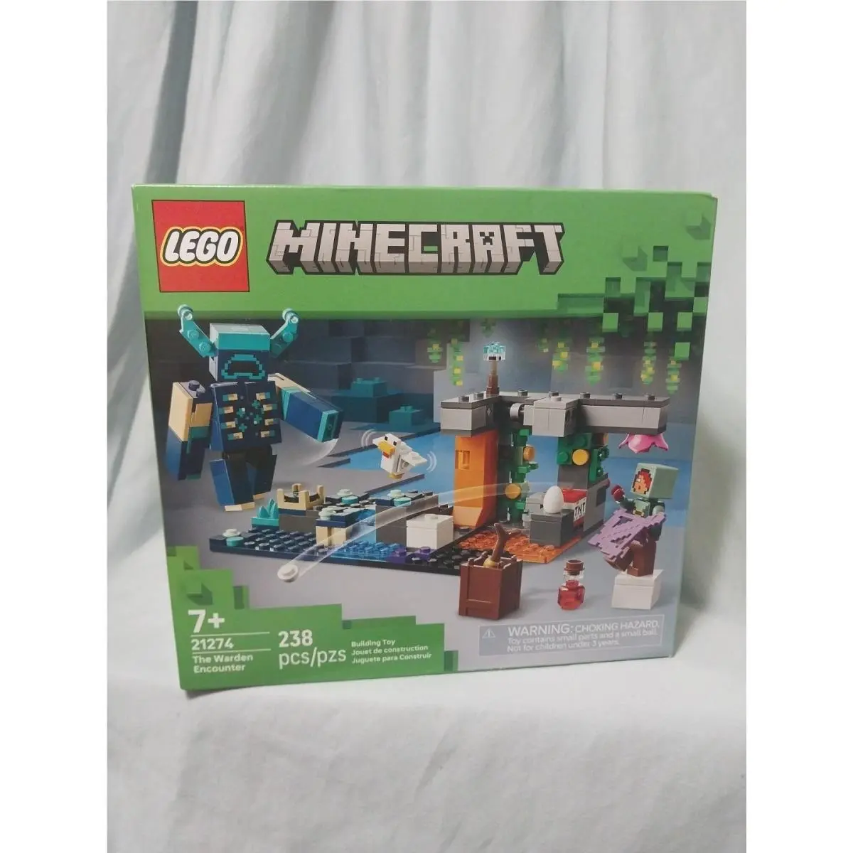 Lego 238pc Minecraft: 2025 The Warden Encounter Building Set 21274 Figures