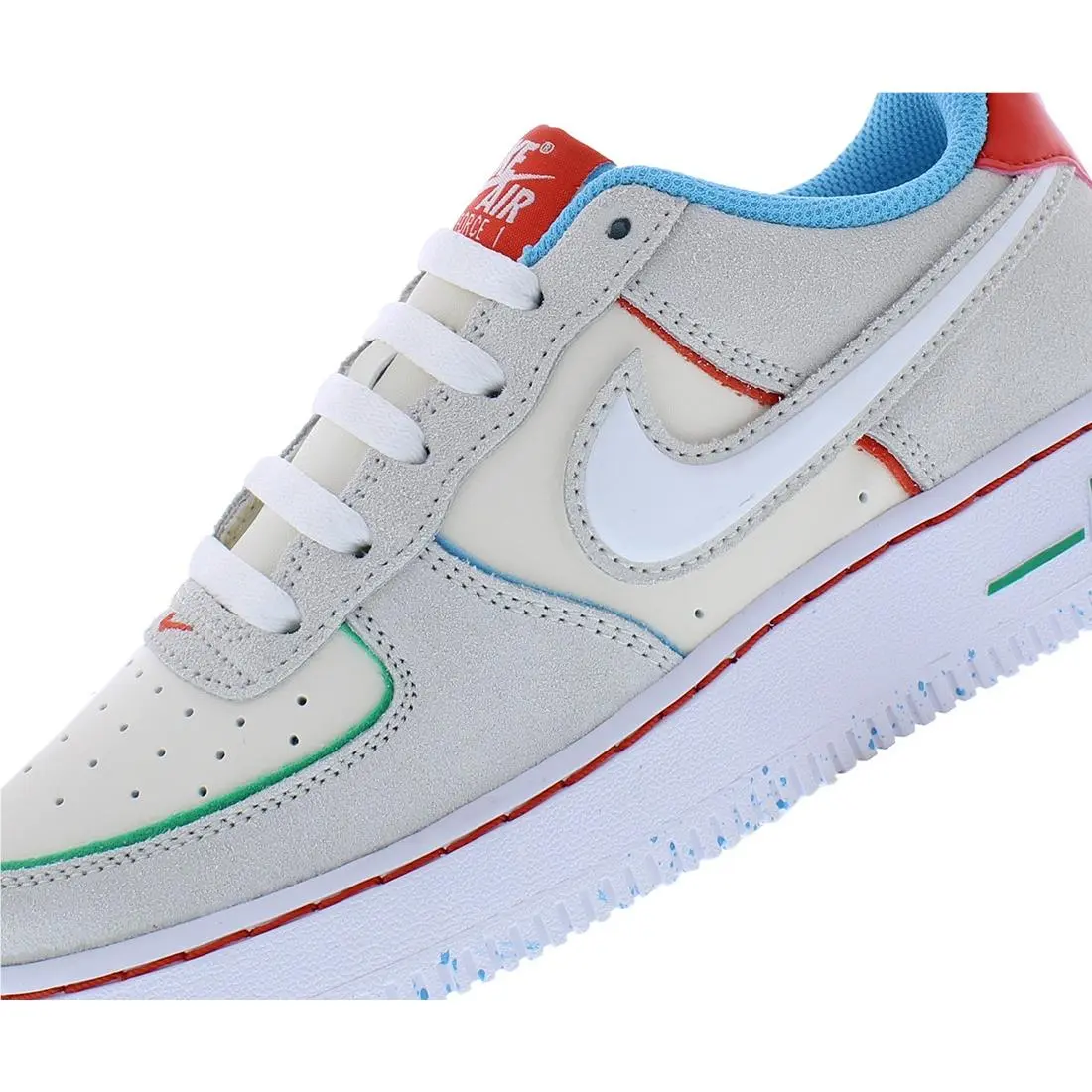 Nike shoes - FQ8350110 - FQ8350110 - Pale Ivory/White/Picante Red, Main: Grey 5