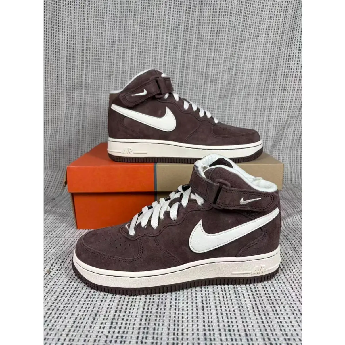 Nike shoes - Nike Air Force 1 Mid - DM0107-200 - Brown 12