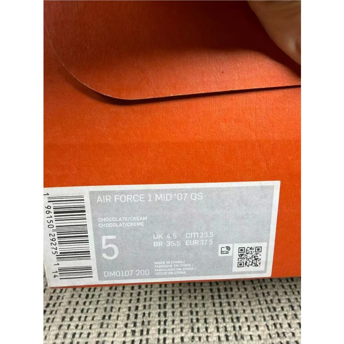 Nike shoes - Nike Air Force 1 Mid - DM0107-200 - Brown 19