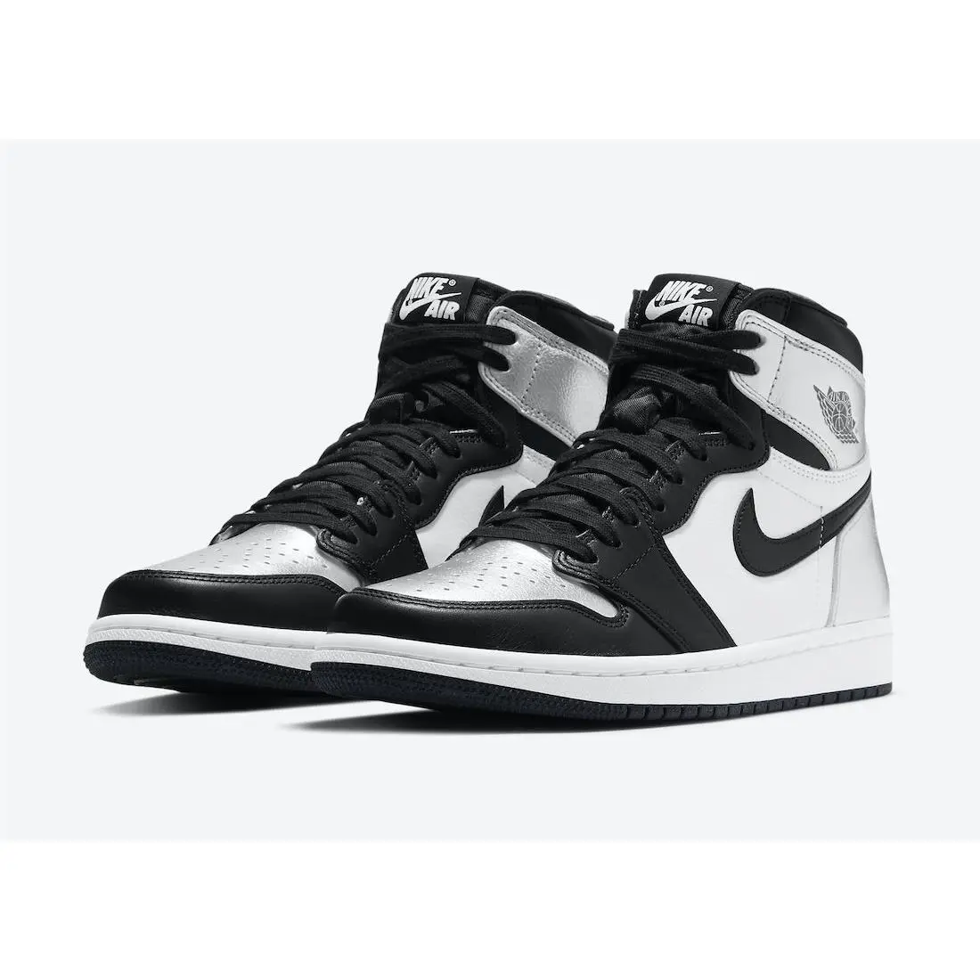 Nike shoes - Nike Womens Air Jordan 1 High - CD0461 001 - Black Silver White 5