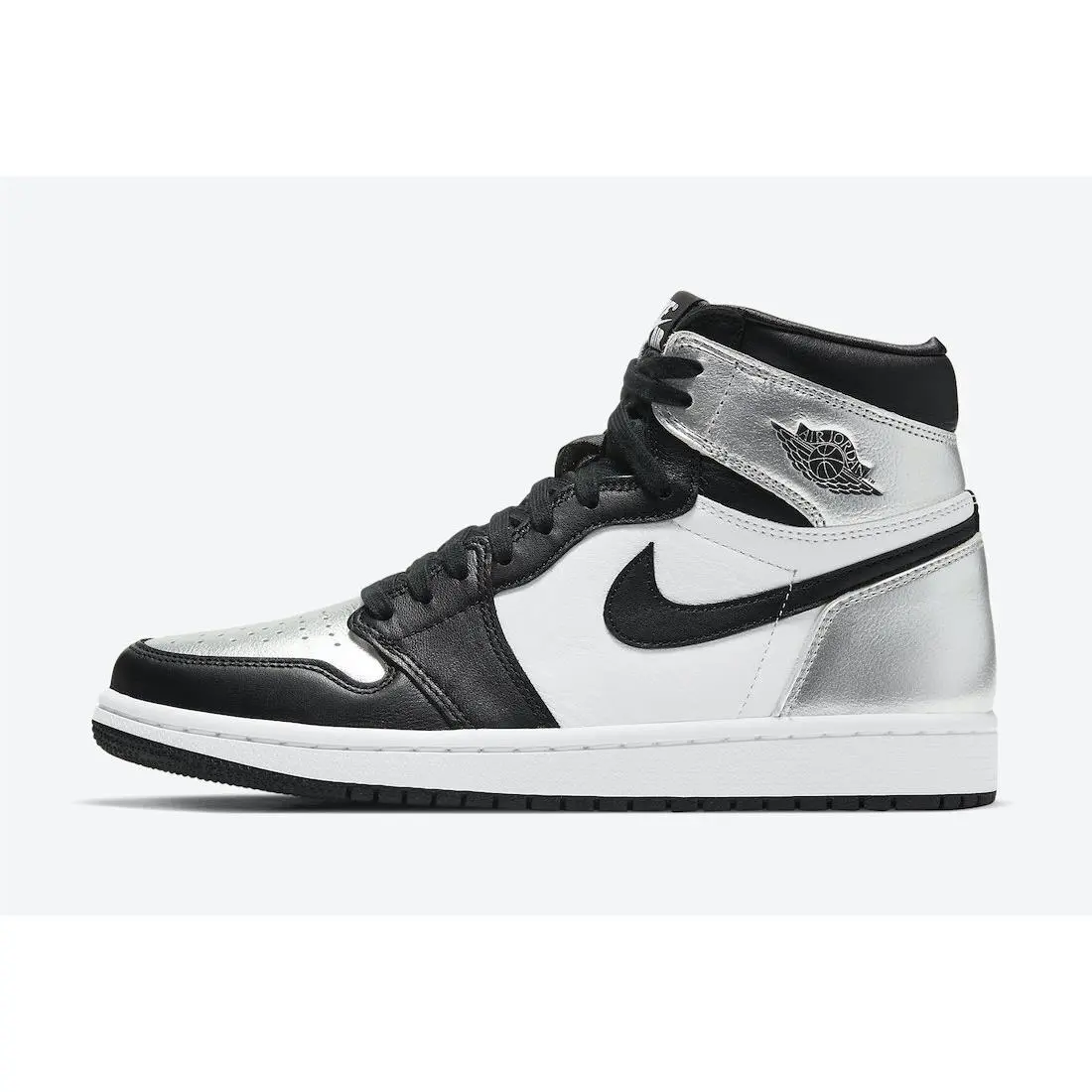 Nike shoes - Nike Womens Air Jordan 1 High - CD0461 001 - Black Silver White 6