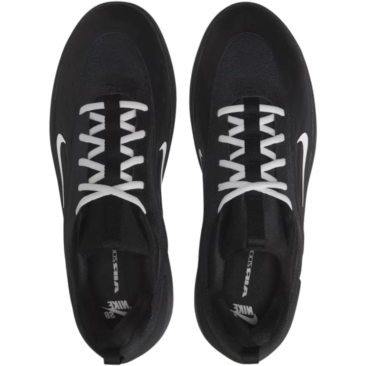 Nike shoes - Nike SB Zoom Nyjah 4 - Black/Black/White/White 7