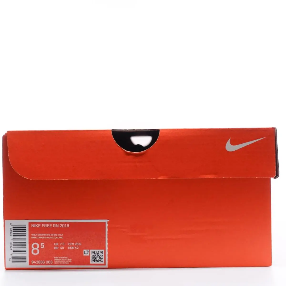 Nike Free RN 2018 Mens Lightweight Running Shoes Wolf Grey 942836 003