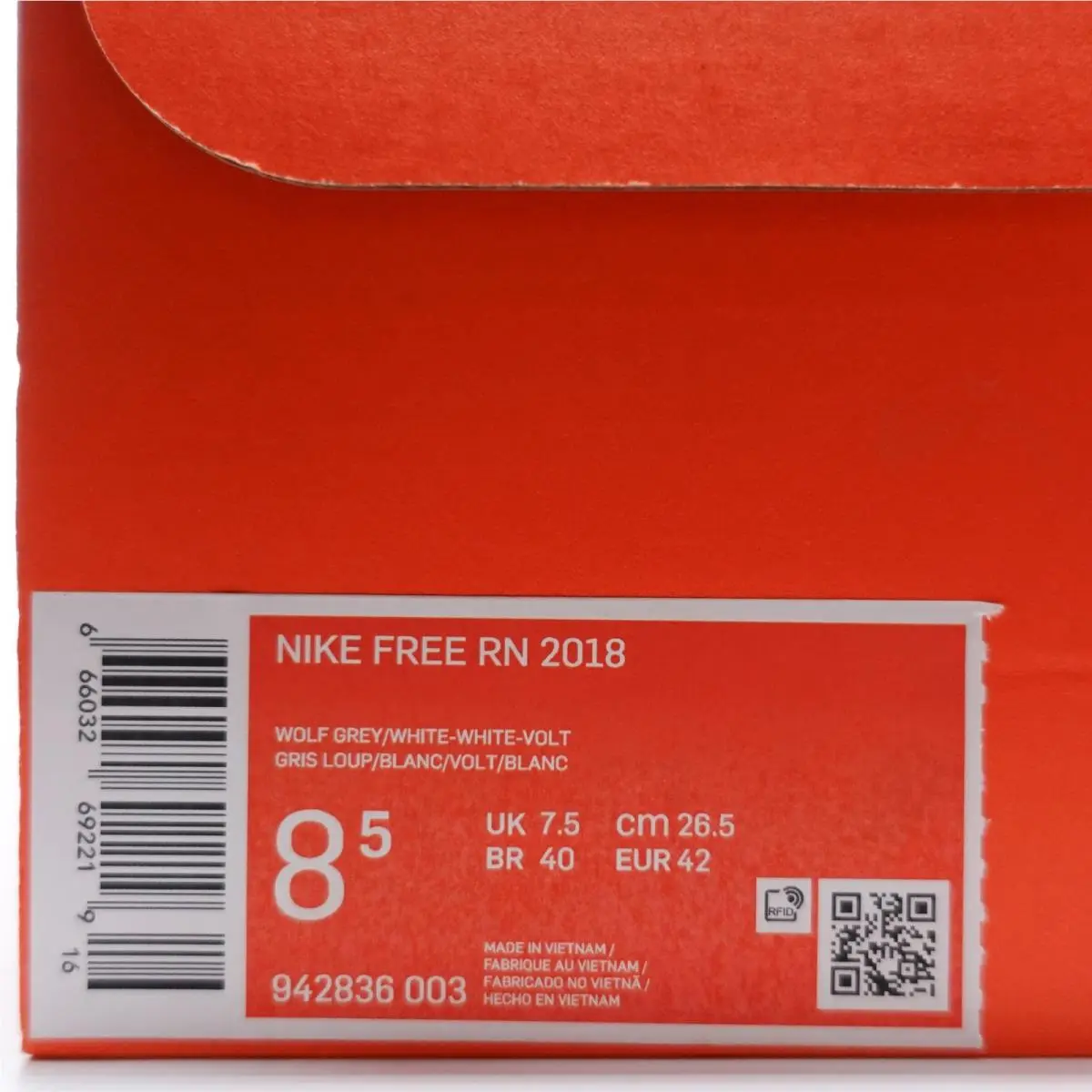 Nike shoes - Nike Free Rn 2018 - Free - 942836003 - Gray 0