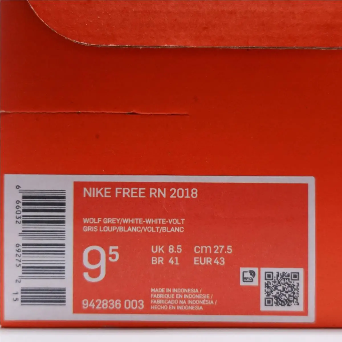 Nike shoes - Nike Free Rn 2018 - Free - 942836003 - Gray 6