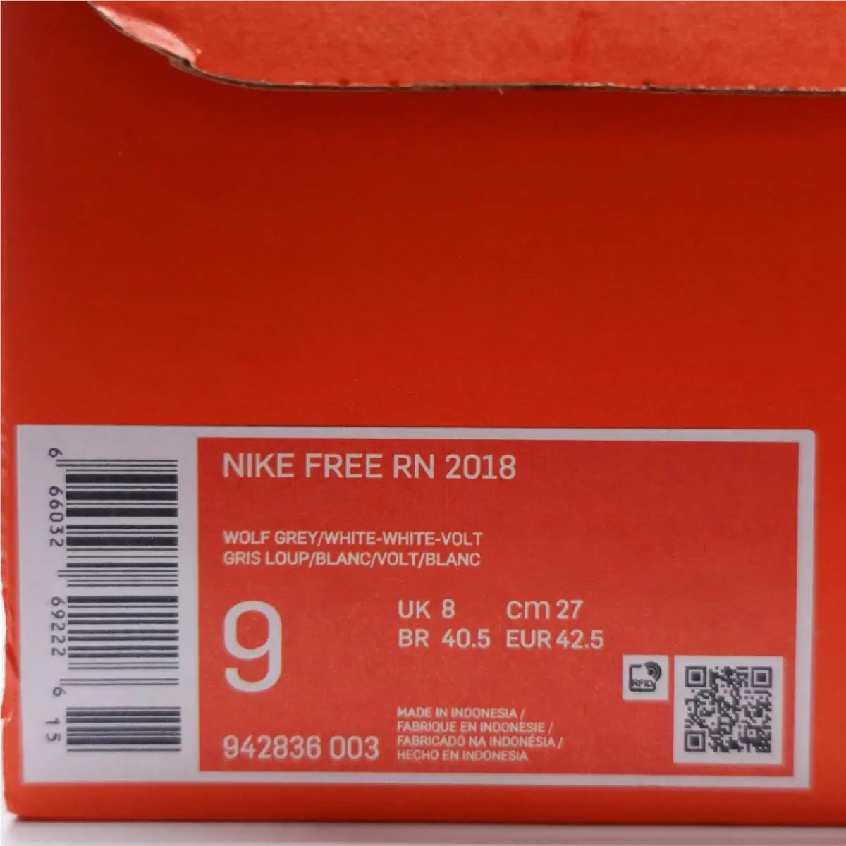 Nike shoes - Nike Free Rn 2018 - Free - 942836003 - Gray 4