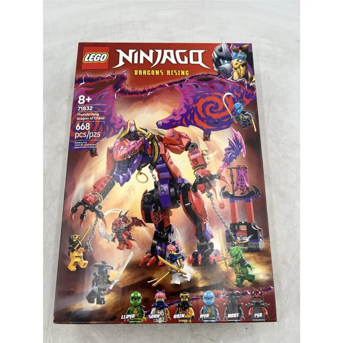 Lego Ninjago Thunderfang Dragon of Chaos 71832 668 Pcs