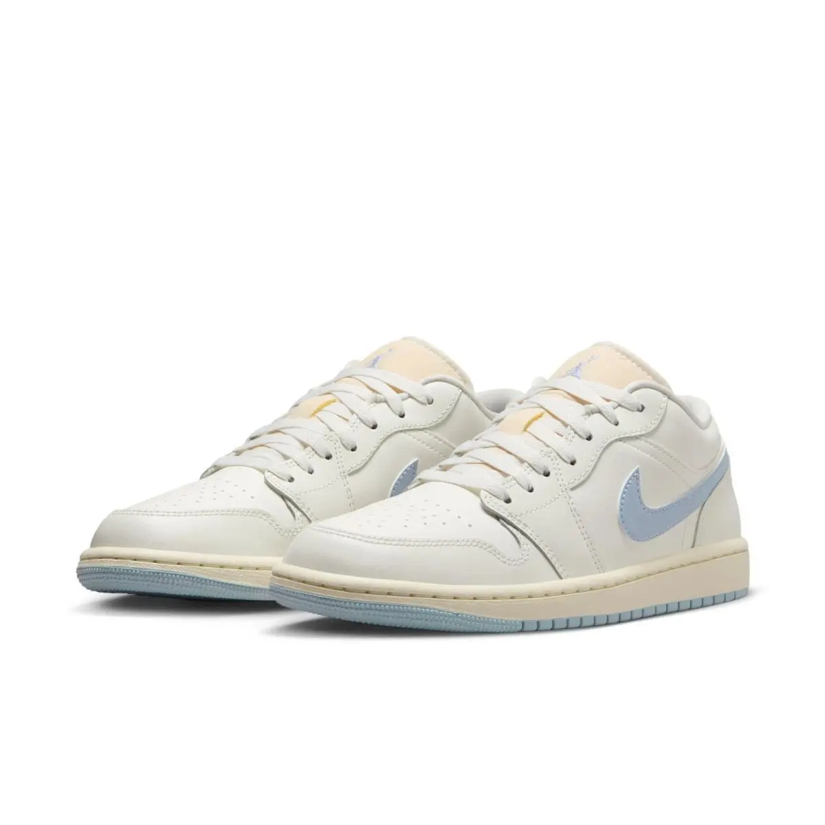 Nike Air Jordan 1 Low DC0774-106 Sneakers Women`s 8 Sail Lifestyle Shoes MEW1770