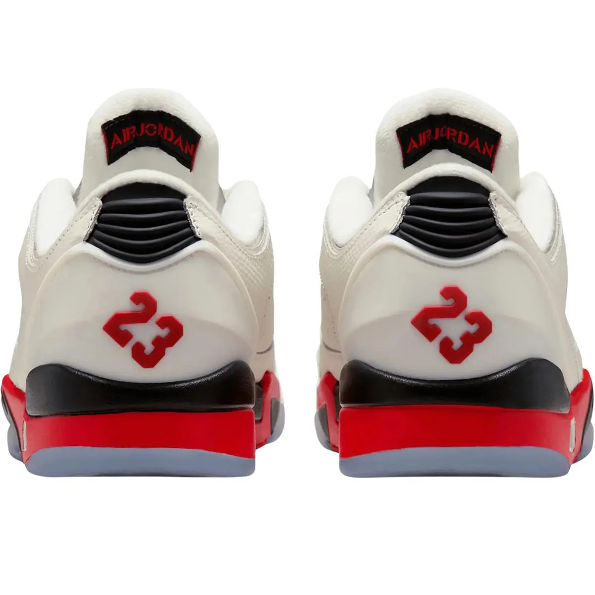 Nike shoes - Nike Air Jordan Sixty Plus Low - Sail/Black/Reflect Silver/Fire Red 1