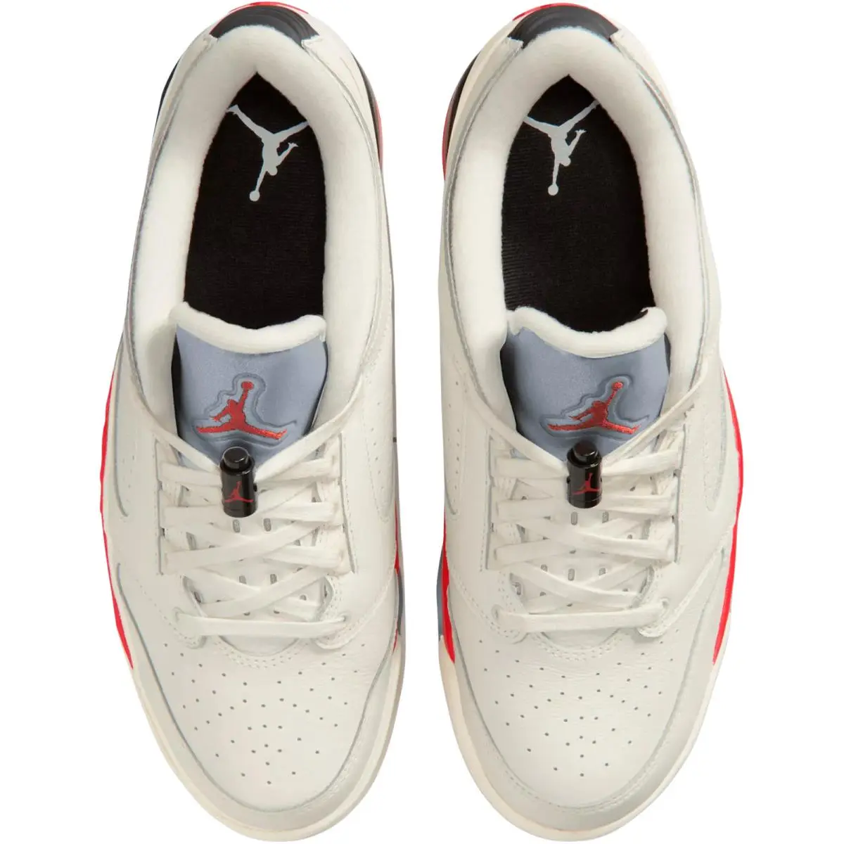 Nike shoes - Nike Air Jordan Sixty Plus Low - Sail/Black/Reflect Silver/Fire Red 2