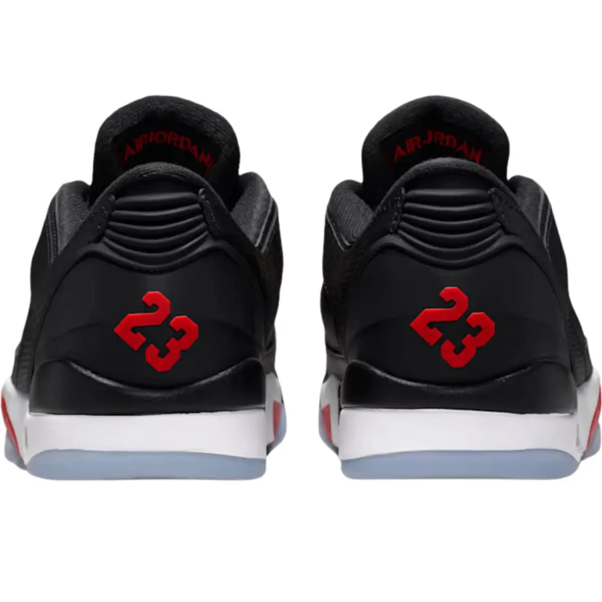 Nike shoes - Nike Air Jordan Sixty Plus Low - Sail/Black/Reflect Silver/Fire Red 36