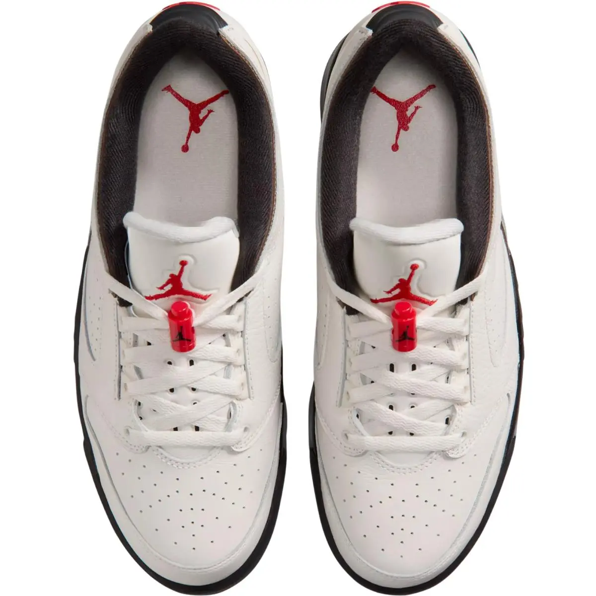 Nike shoes - Nike Air Jordan Sixty Plus Low - Sail/Black/Reflect Silver/Fire Red 42