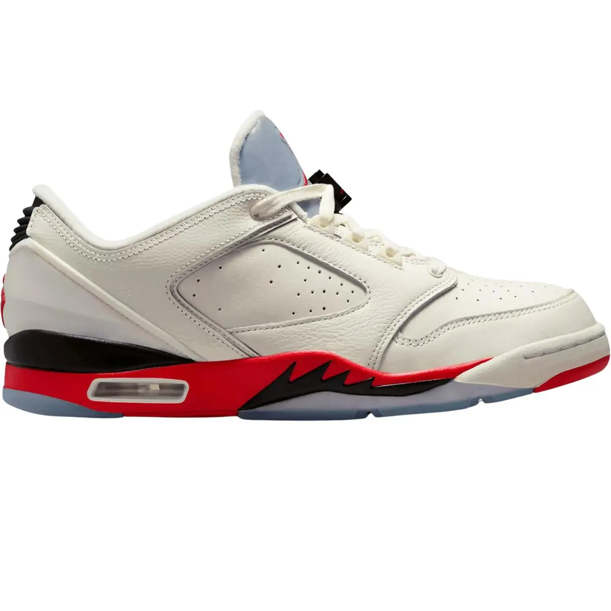 Nike shoes - Nike Air Jordan Sixty Plus Low - Sail/Black/Reflect Silver/Fire Red 4