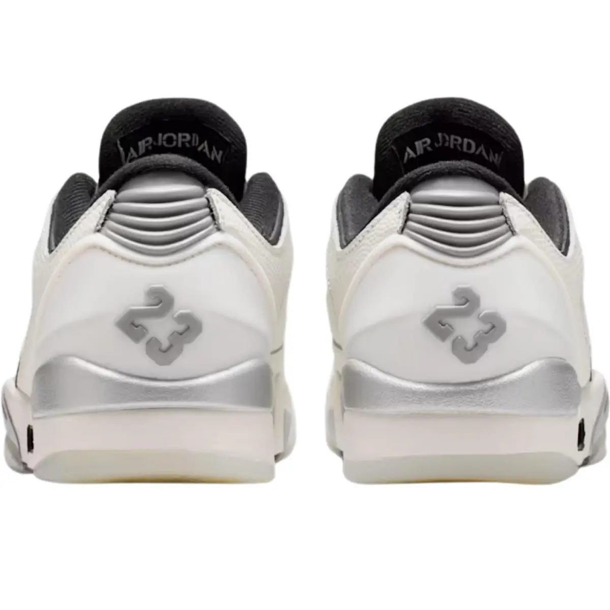 Nike shoes - Nike Air Jordan Sixty Plus Low - Sail/Black/Reflect Silver/Fire Red 61