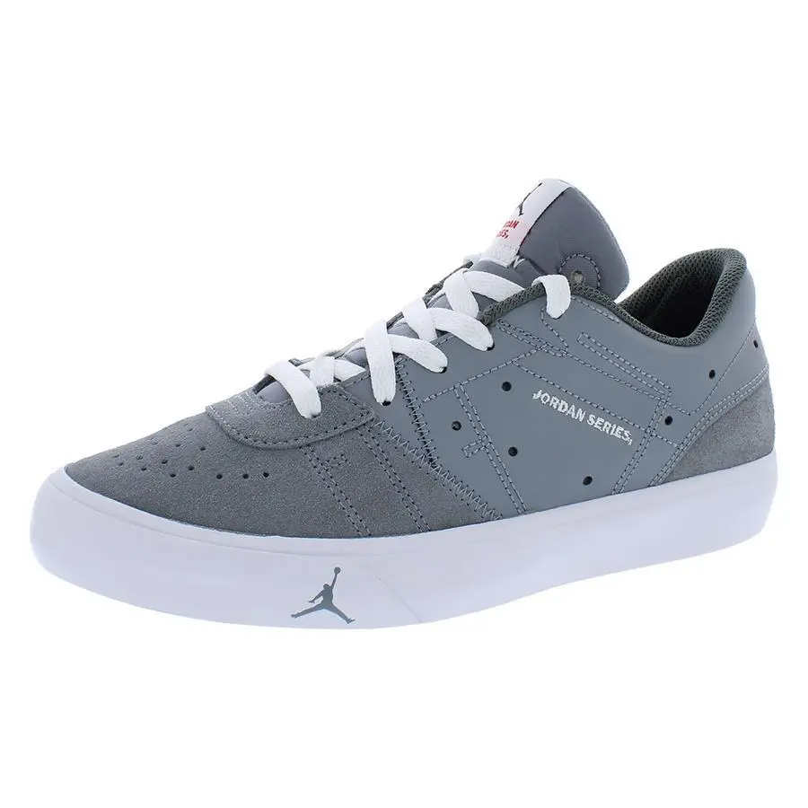 Nike Jordan Series GS Boys Shoes - Stealth/White/Black, Main: Grey