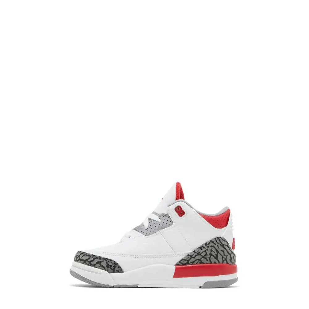 Nike shoes - Air Jordan 3 Retro (TD) Fire Red - DM0968-160 - White 1
