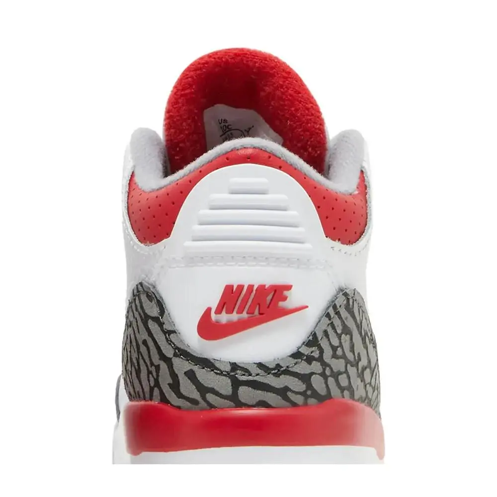 Nike shoes - Air Jordan 3 Retro (TD) Fire Red - DM0968-160 - White 13