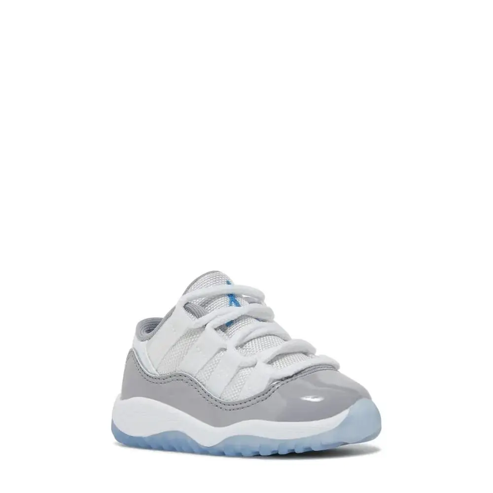 Nike shoes - Air Jordan 11 Low Infant White University Blue Sneaker - 505836-140 - White 3