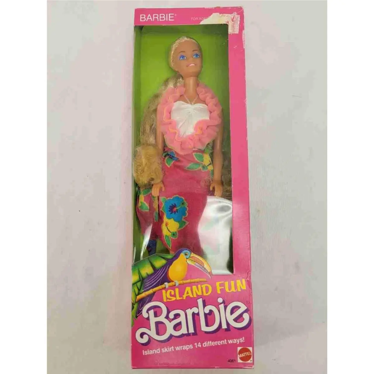Mattel Island Fun Barbie Doll 4061 1987 Blonde Vintage