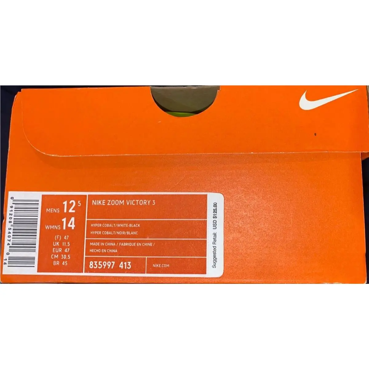 Nike shoes - NIKE Zoom Victory 3 Track Spikes - 835997 - Blue 14