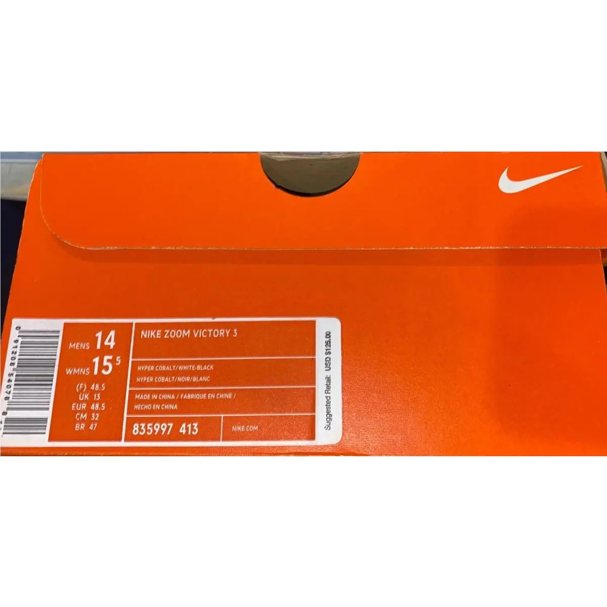 Nike shoes - NIKE Zoom Victory 3 Track Spikes - 835997 - Blue 15
