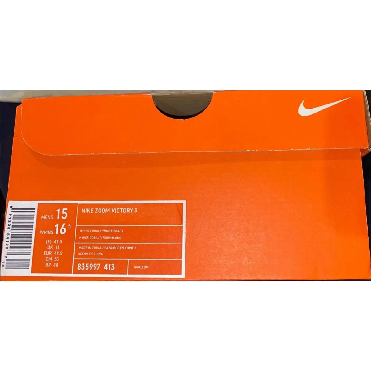 Nike shoes - NIKE Zoom Victory 3 Track Spikes - 835997 - Blue 16