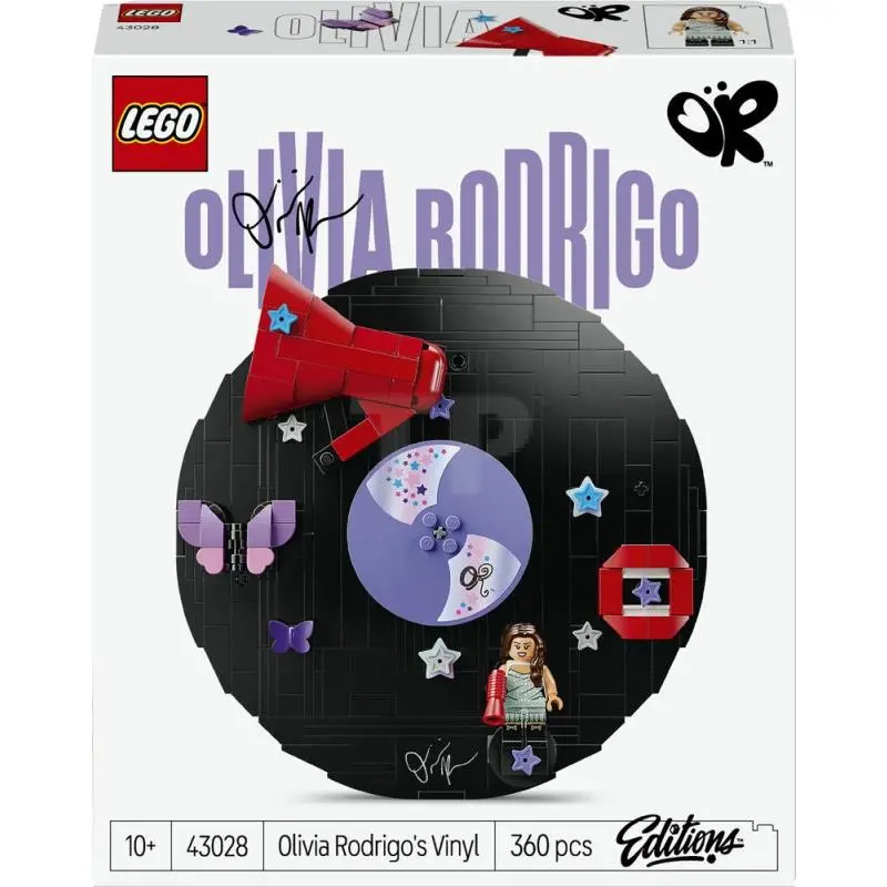 Lego Editions Olivia Rodrigo`s Vinyl 43028 Collectible Building Toy Set Gift