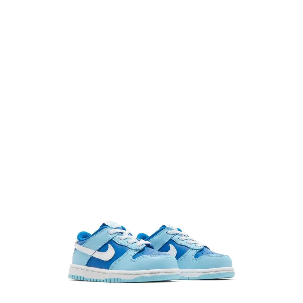 Nike shoes - Nike Dunk Low QS (TD) Flash White Argon Blue Flash - DV2634-400 - Blue 12