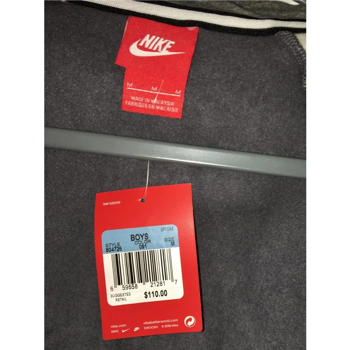 Nike clothing - 804726 - 804726 - Gray 5